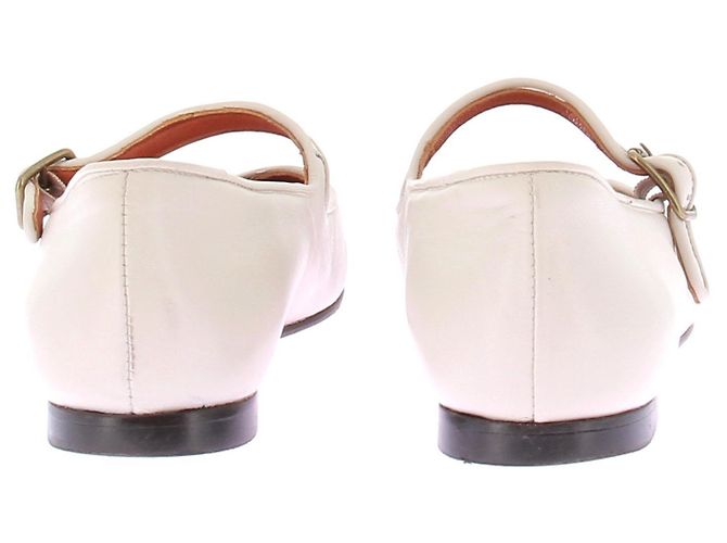 Autre Marque Bailarinas PENELOPE CHILVERS de cuero blanco 38 - vista 5