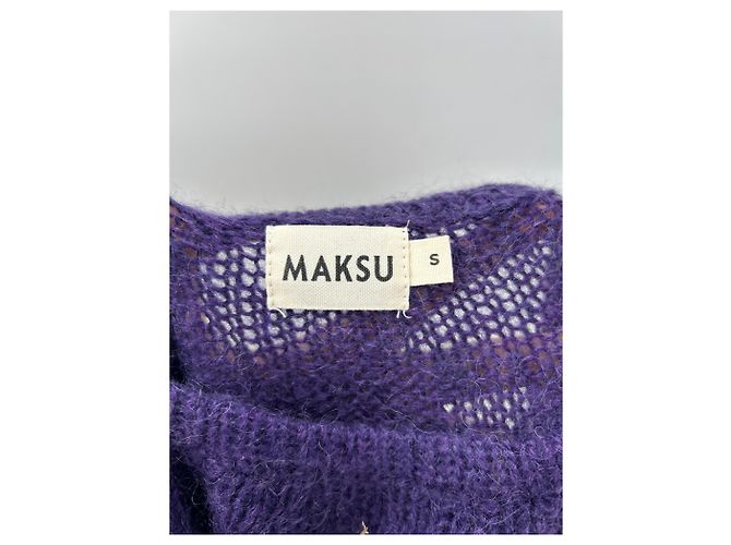 Autre Marque Suéter verde e roxo MAKSU - vista 5