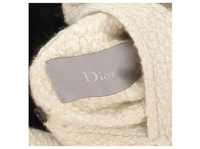 Giacca reversibile Dior in shearling verde e nera - vista 11