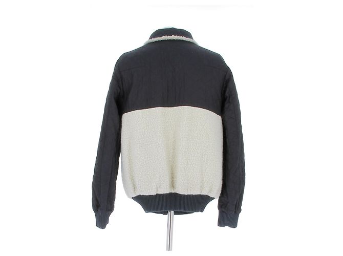 Giacca reversibile Dior in shearling verde e nera - vista 6
