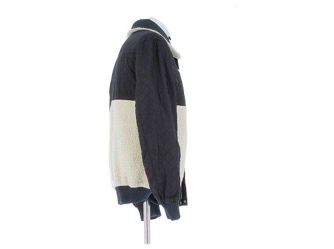 Giacca reversibile Dior in shearling verde e nera - vista 7