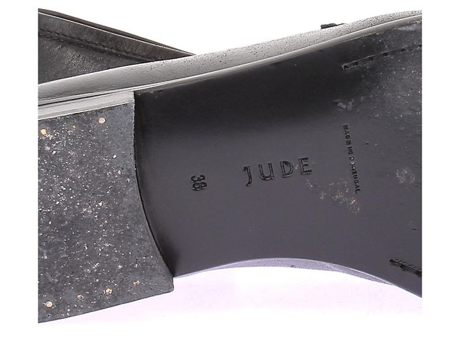 Autre Marque JUDE Lederloafers Schwarz Größe 38 - Ansicht 8