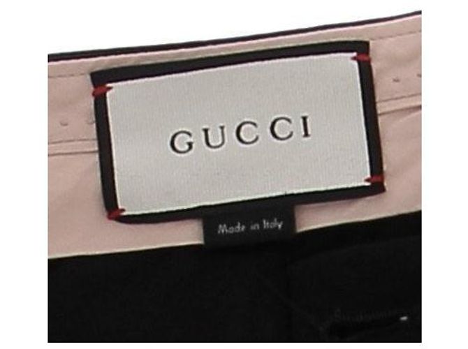 Gucci Calça preta de lã Preto - vista 5