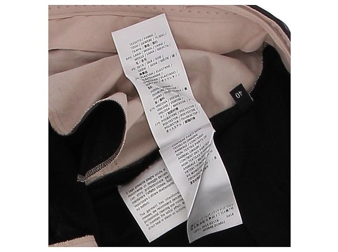 Gucci Calça preta de lã Preto - vista 6