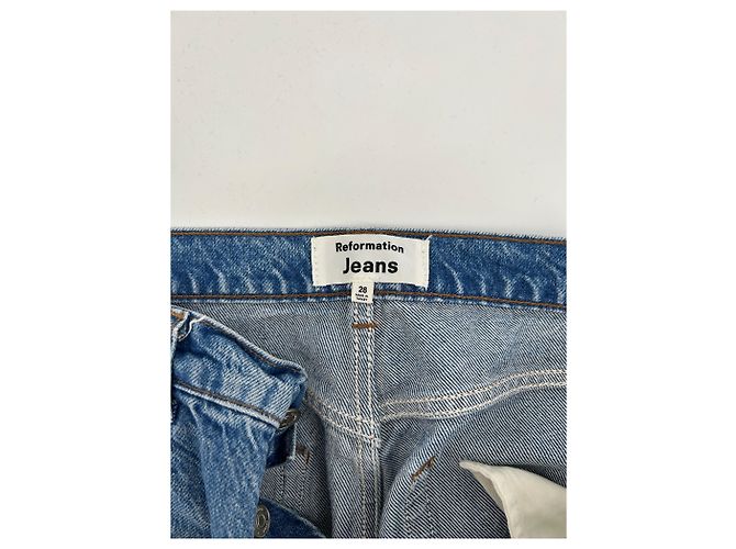 Reformation Denim Shorts Blau Größe 28 - Ansicht 3