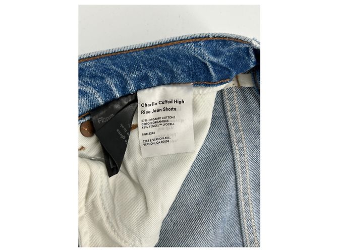 Reformation Denim Shorts Blau Größe 28 - Ansicht 4