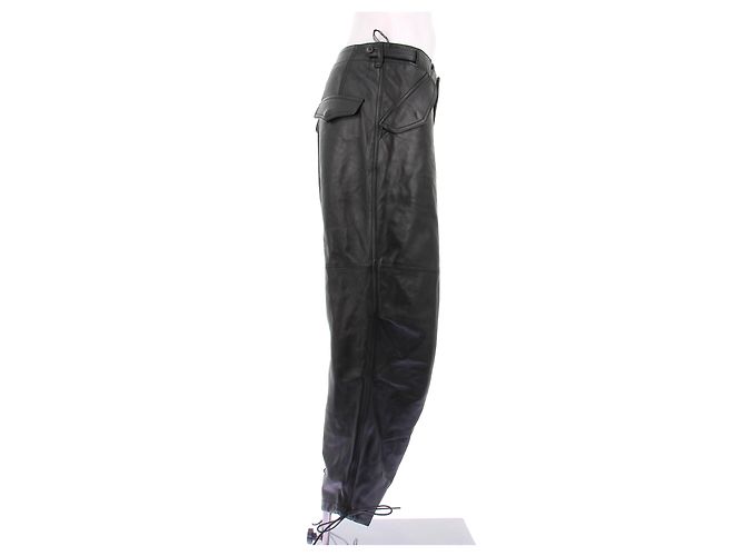 Dior Lederhose schwarz - Ansicht 3