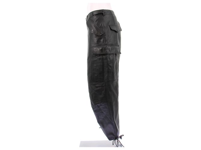 Dior Lederhose schwarz - Ansicht 4