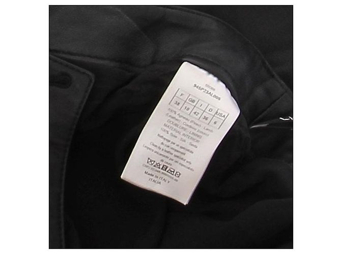 Dior Lederhose schwarz - Ansicht 5