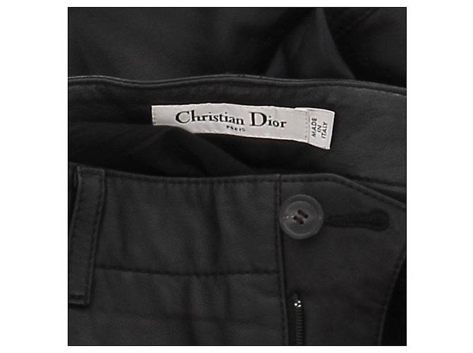 Dior Lederhose schwarz - Ansicht 6