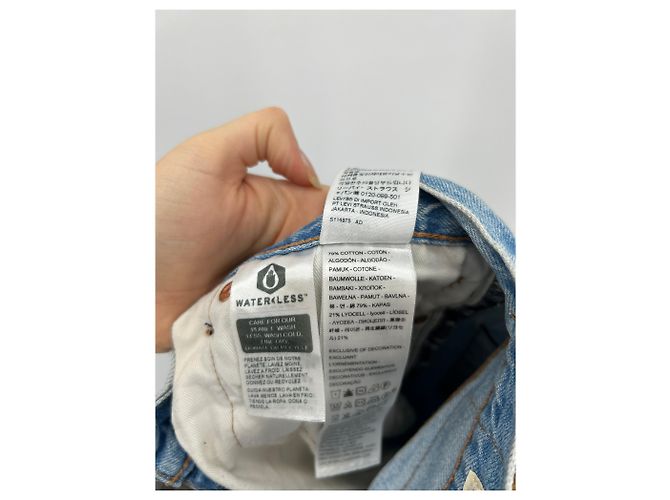 Jeans Levi's 505 blu in cotone taglia 28 - vista 4