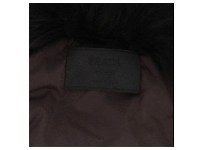 Prada Giacca marina e pelliccia Blu navy - vista 5