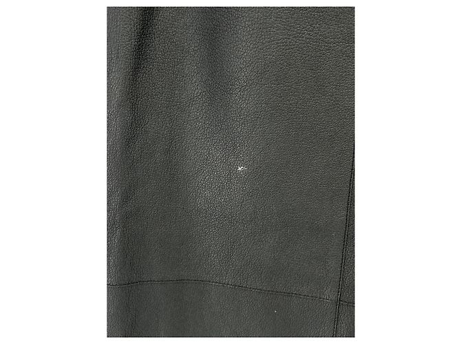 Autre Marque Falda de cuero negra LAFAYETTE 148 Negro - vista 3