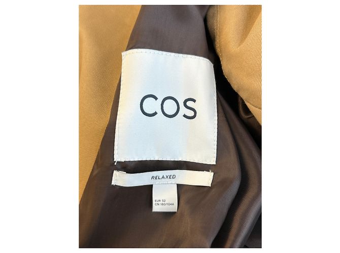 Trench coat in cotone marrone Cos - vista 7