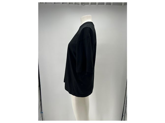 Autre Marque Camiseta de algodón negra 44OME Negro - vista 4