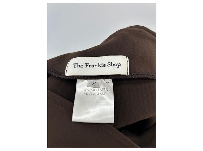 Autre Marque Pantalones marrones THE FRANKIE SHOP Castaño - vista 3