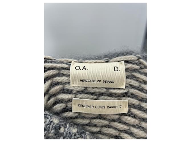 Heritage Grauer Wollpullover - Ansicht 5