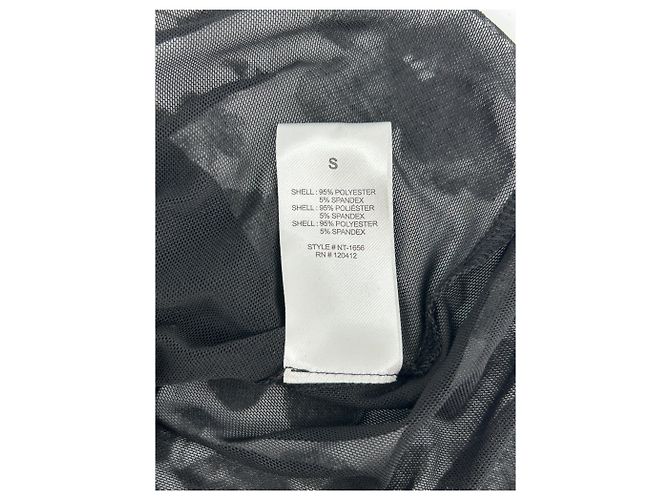 Autre Marque Top NIA nero con stampa floreale e maniche lunghe - vista 6