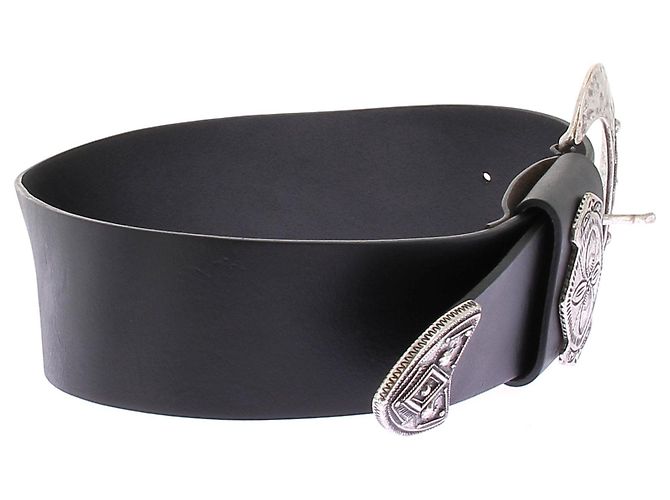 The Kooples Ledergürtel Schwarz 80 cm - Ansicht 3