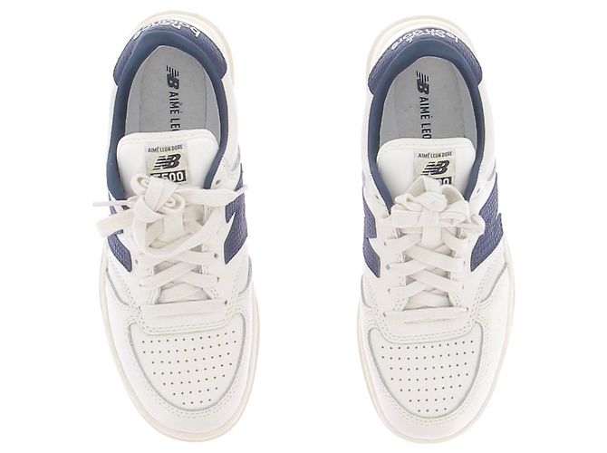 New Balance Leder Sneakers "T500" Weiß - Ansicht 6