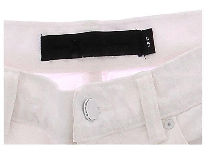 Alexander Wang Slack Jeans weiß mit Knielöchern - Ansicht 5