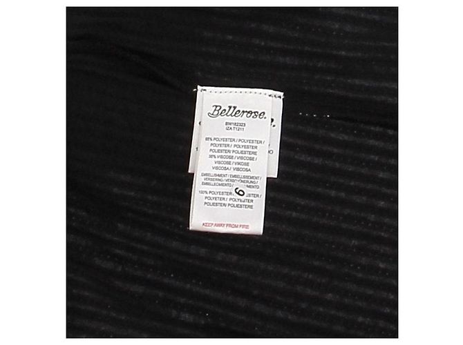 Bellerose Pailletten Rock Schwarz Midi - Ansicht 6