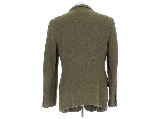 Yves Saint Laurent Khaki Wool Jacket - view 2