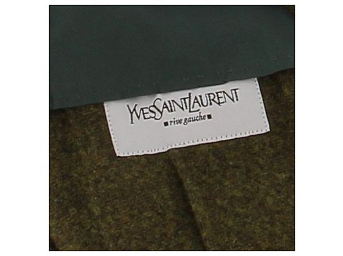 Yves Saint Laurent Khaki Wool Jacket - view 5