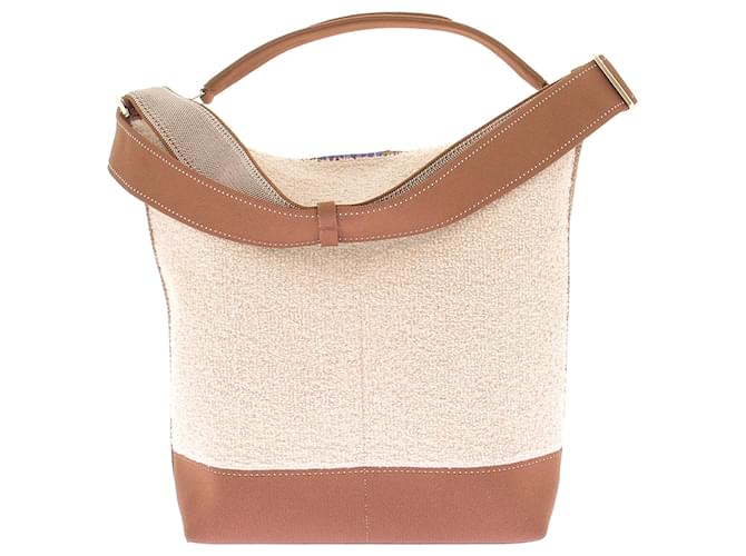 Autre Marque Borsa Secchiello in shearling Beige - vista 2