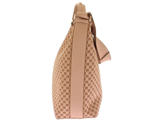 Autre Marque Borsa a secchiello con motivo intrecciato Beige - vista 7