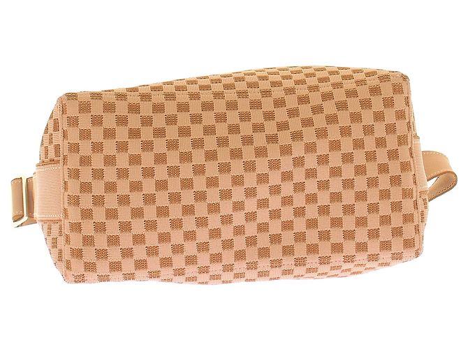 Autre Marque Borsa a secchiello con motivo intrecciato Beige - vista 8
