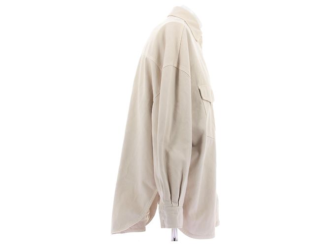 Attico Denimjacke Creme Beige - Ansicht 3