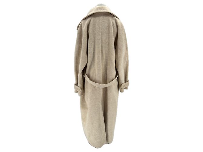 Autre Marque Abrigo trench de lana beige JAAF - vista 2