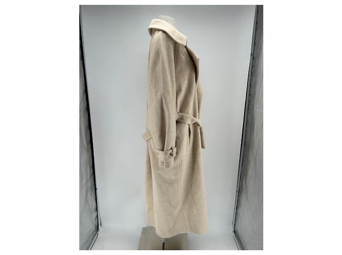 Autre Marque Abrigo trench de lana beige JAAF - vista 3