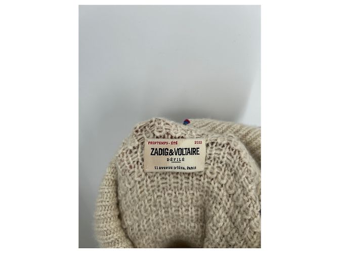 Zadig & Voltaire Suéter beige de cachemira - vista 5