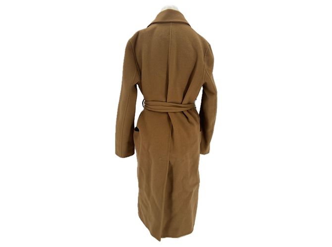Abrigo de lana marrón Acne Studios Castaño - vista 2