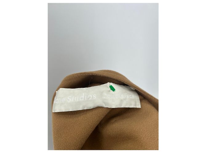 Abrigo de lana marrón Acne Studios Castaño - vista 5