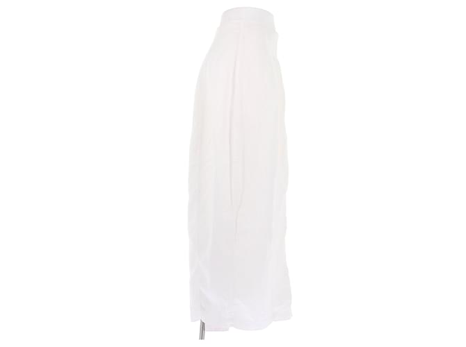 Falda larga blanca Dagmar de algodón Blanco - vista 3