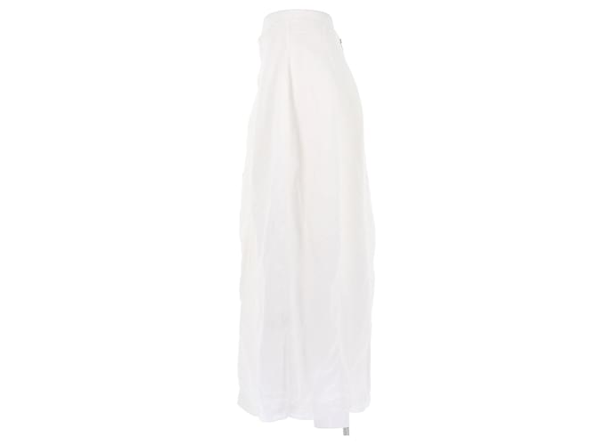 Falda larga blanca Dagmar de algodón Blanco - vista 4