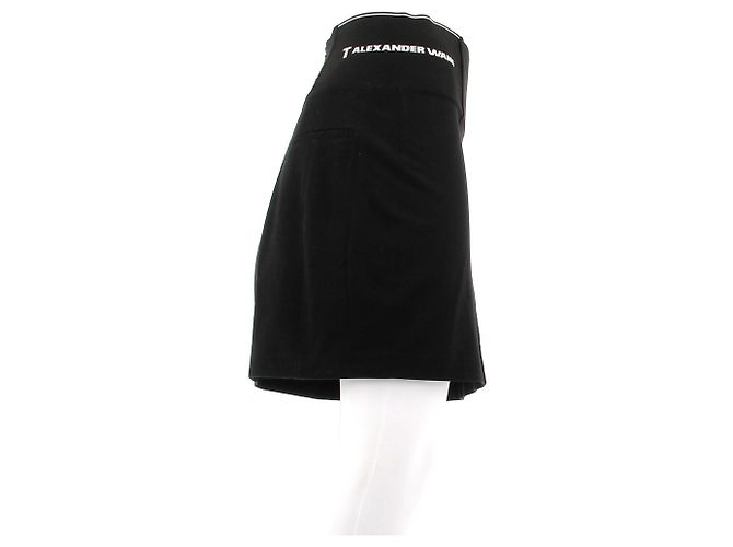 Shorts negros Alexander Wang de algodón - vista 3