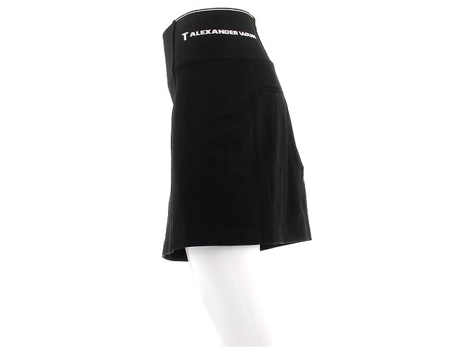 Shorts negros Alexander Wang de algodón - vista 4