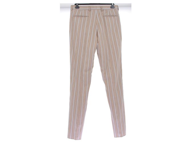 Dior Striped wool trousers Beige - view 2