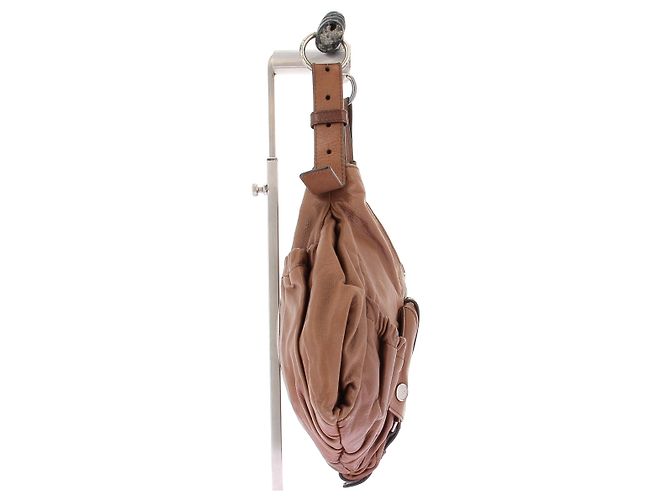 Yves Saint Laurent Handtasche Leder Camel - Ansicht 4