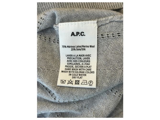Suéter de lana gris Apc - vista 6
