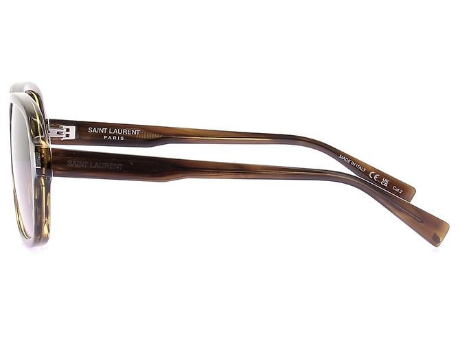 Saint Laurent Gafas de sol marrones "Carolyn" Castaño - vista 4