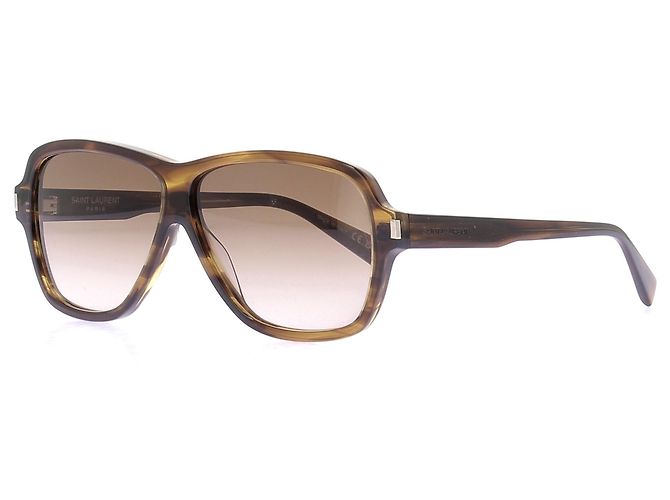 Saint Laurent Gafas de sol marrones "Carolyn" Castaño - vista 5