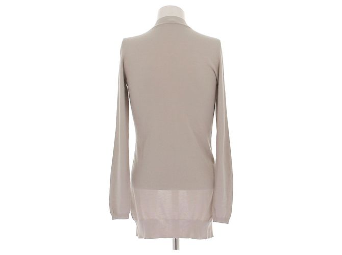 Brunello Cucinelli Beige Weste aus Kaschmir und Seide - Ansicht 2
