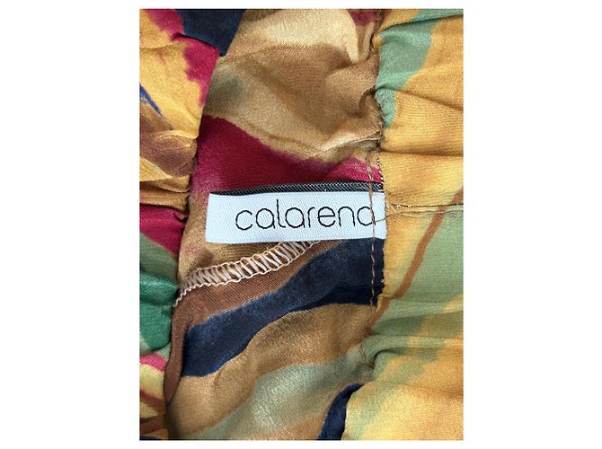 Autre Marque Pantalón de seda estampado Multicolor - vista 3