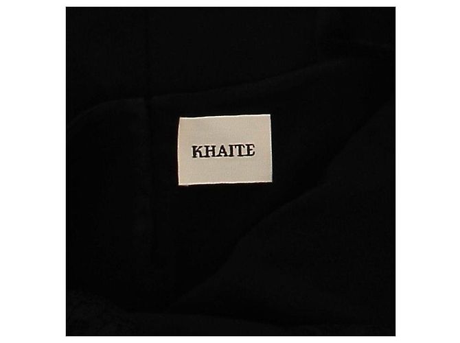 Khaite kurzes schwarzes Kleid mit Spitzen Trägern - Ansicht 5
