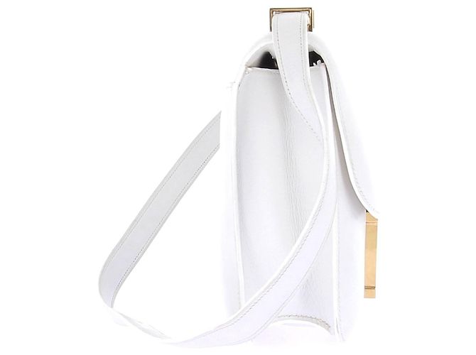 Trim Hermès Umhängetasche "Constance" Weiß - Ansicht 3